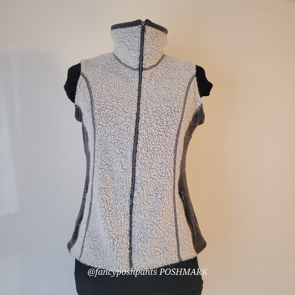 KÜHL wool blend zip performance vest quality 4season flattering w/zip & pockets! - Picture 4 of 17